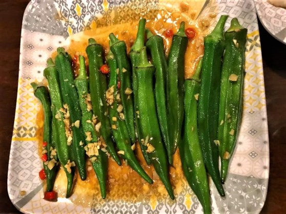 garlic chilli ladyfingers