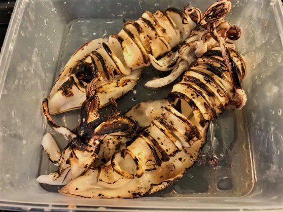 ika sugatayaki (flamed whole squid)2