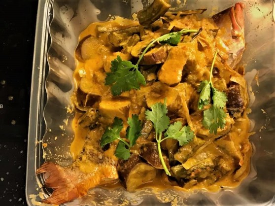 thai style whole fish (ang choe) curry