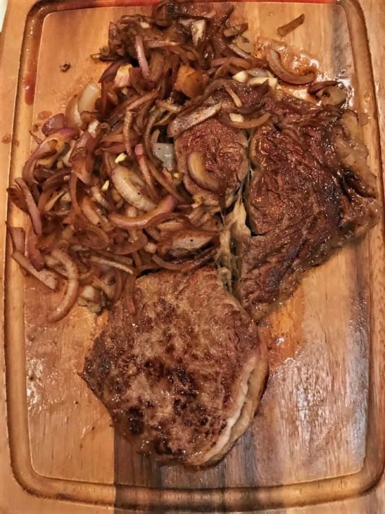 wife made black angus 100day grainfed ribeye